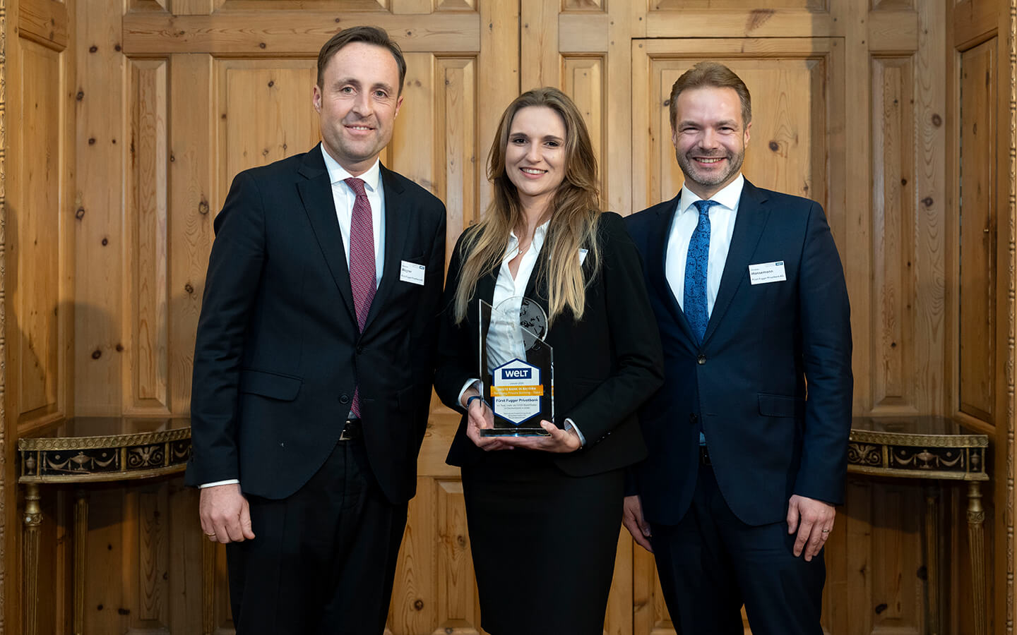 Alexander Wagner, Christian Hansemann und Melody Maniera, Fürst Fugger Privatbank AG