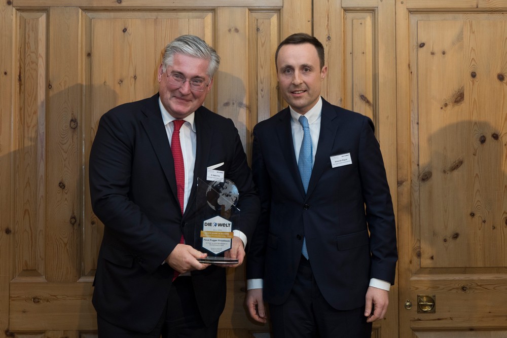 Dr. Martin Fritz Vorstandsvorsitzender Alexander Wagner Leiter Private-Banking Augsburg Fürst Fugger Privatbank-AG