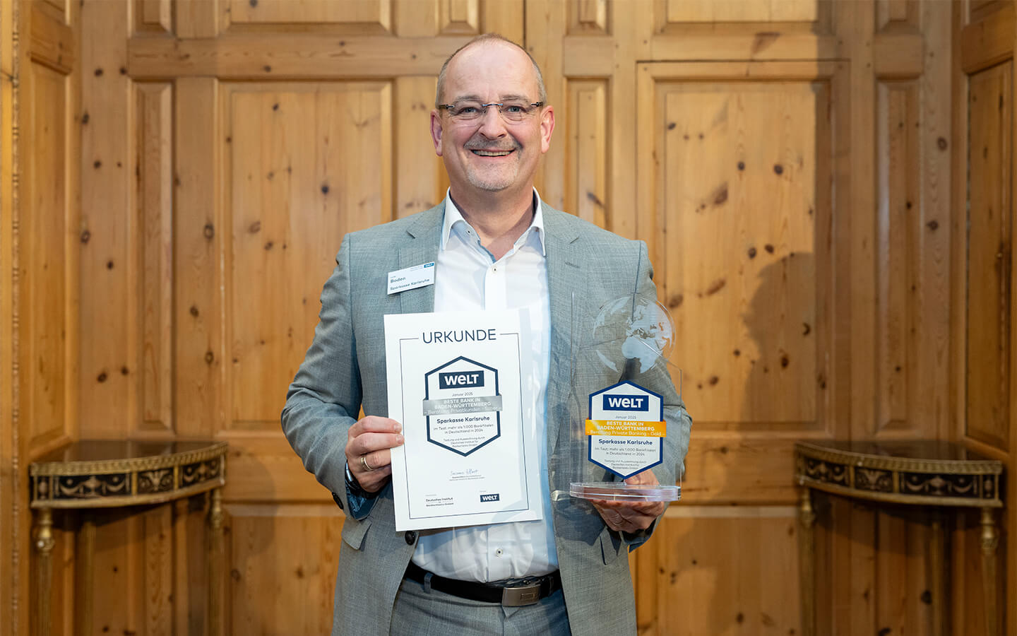 Lutz Boden, Sparkasse Karlruhe