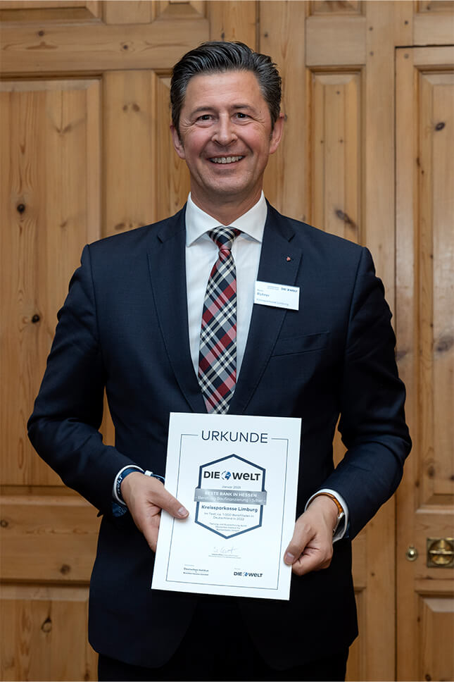 Mario Rohrer, Vorstansmitglied Kreissparkasse Limburg