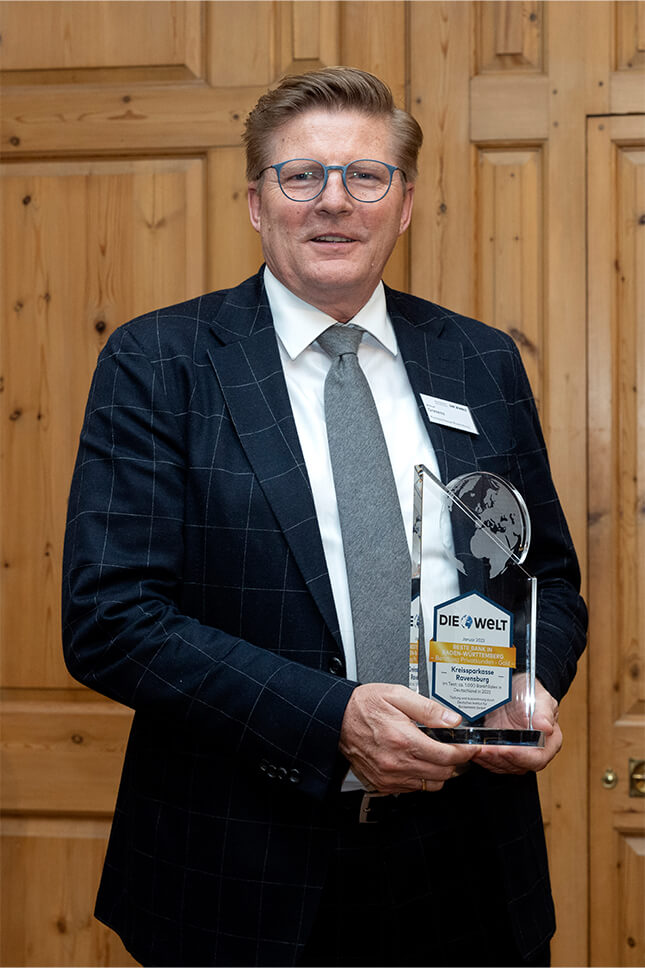 Michael Gresens, stv. Vorstandsmitglied und Leiter Marketing und Vertriebsmanagement Kreissparkasse Ravensburg