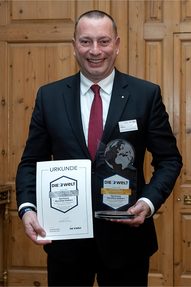 Michael Näher, Vorstandsvorsitzender Sparkasse Mansfeld Südharz