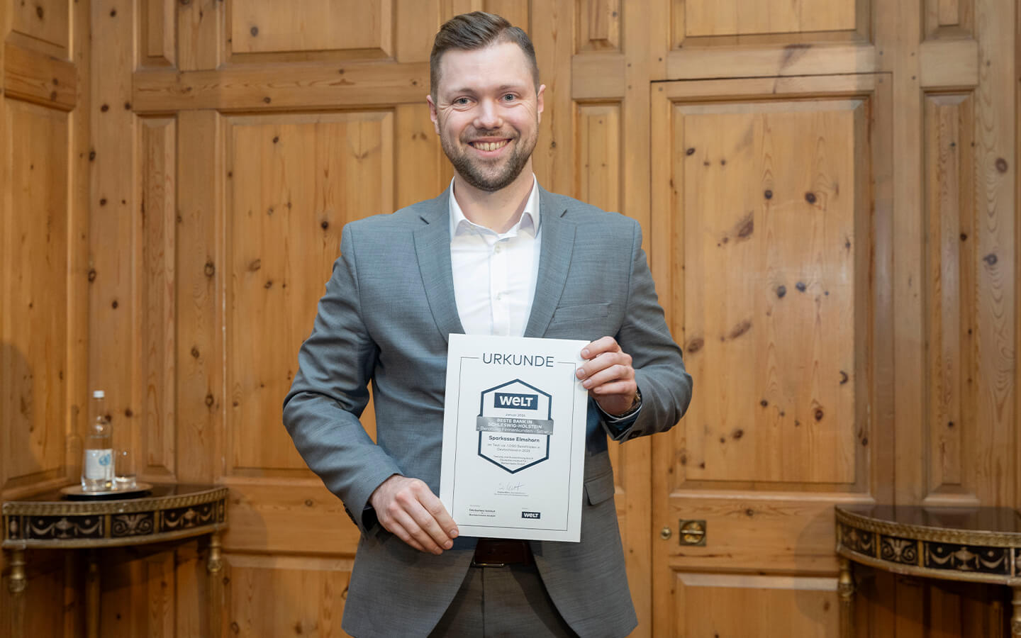 Niklas Rebehn, Abteilungsleiter Vertriebsmanagement der Sparkasse Elmshorn