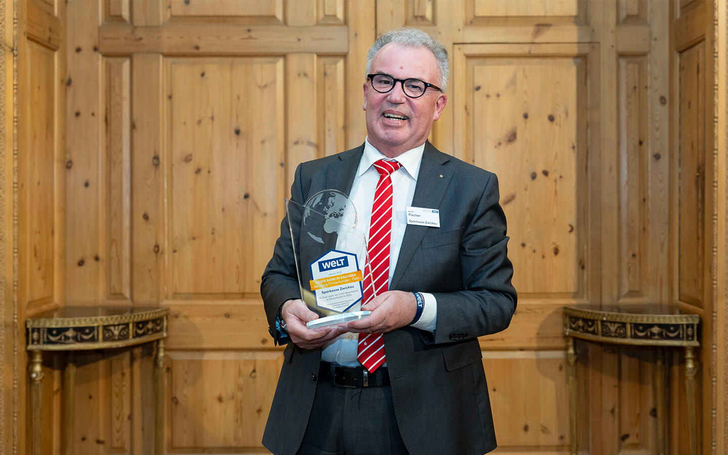 Rudolf Fischer, Sparkasse Zwickau