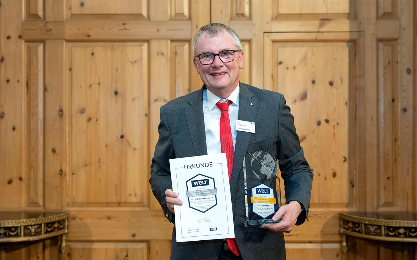 Wilfried Schlüter, Harzsparkasse